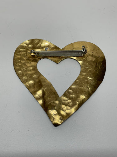 Large Gold Textured Heart Bloomers and Frocks